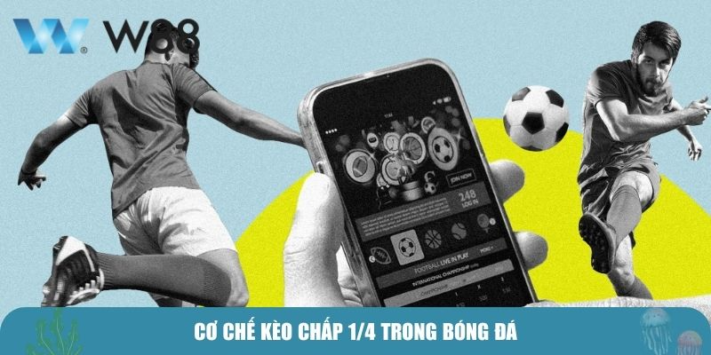 Cơ chế kèo chấp 1/4 trong bóng đá
