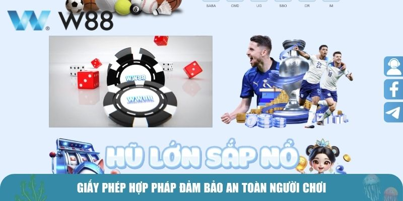 Giấy phép hợp pháp đảm bảo an toàn người chơi