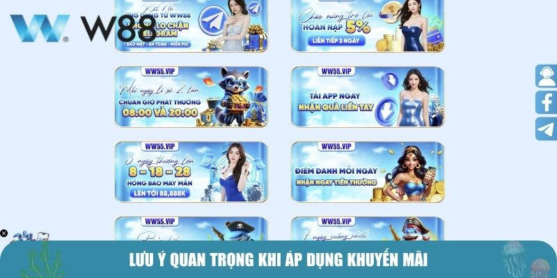Lưu ý quan trọng khi áp dụng khuyến mãi